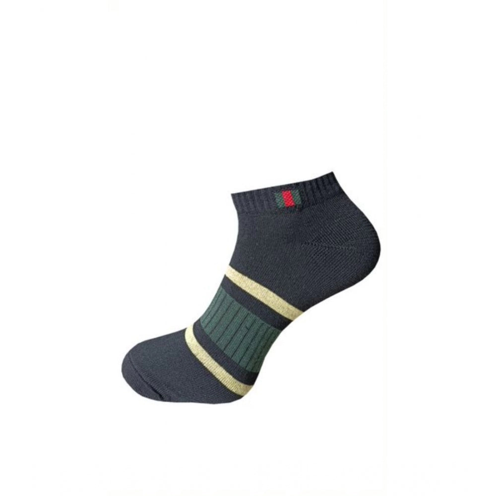 Generic 3_Pair Set Unisex Casual Cotton Printed Ankle Length Socks (Multicolor)